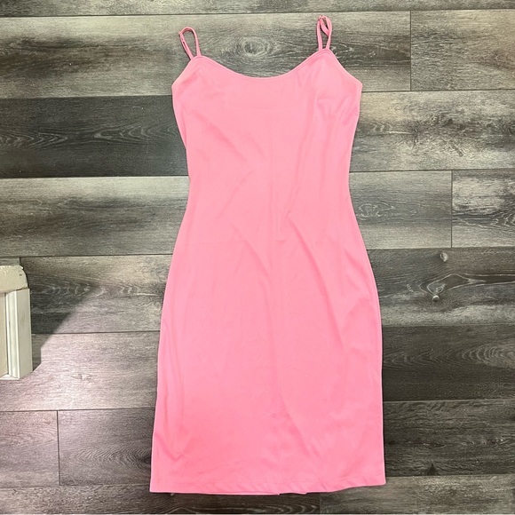 🚫SOLD🚫 Vintage Betsey Johnson Pink Sheer Midi Dress - Picture 5 of 7